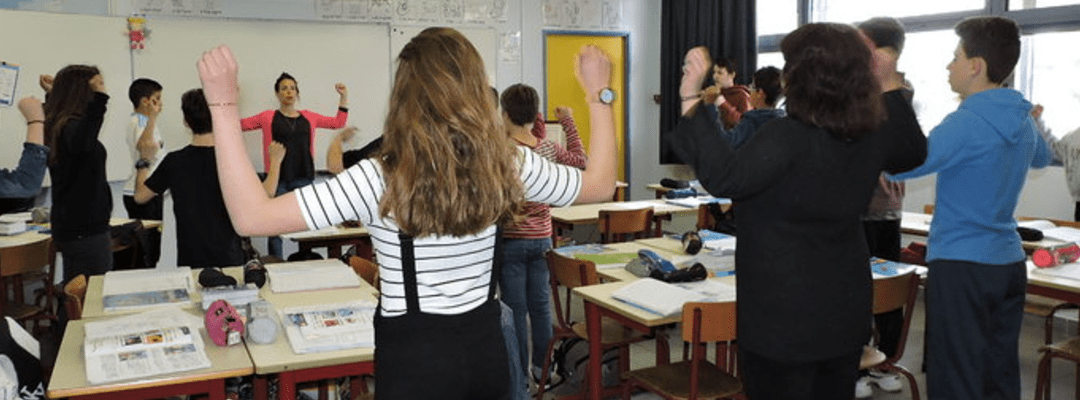 Dans La Provence : “Le yoga entre au collège pour favoriser l’apprentissage”